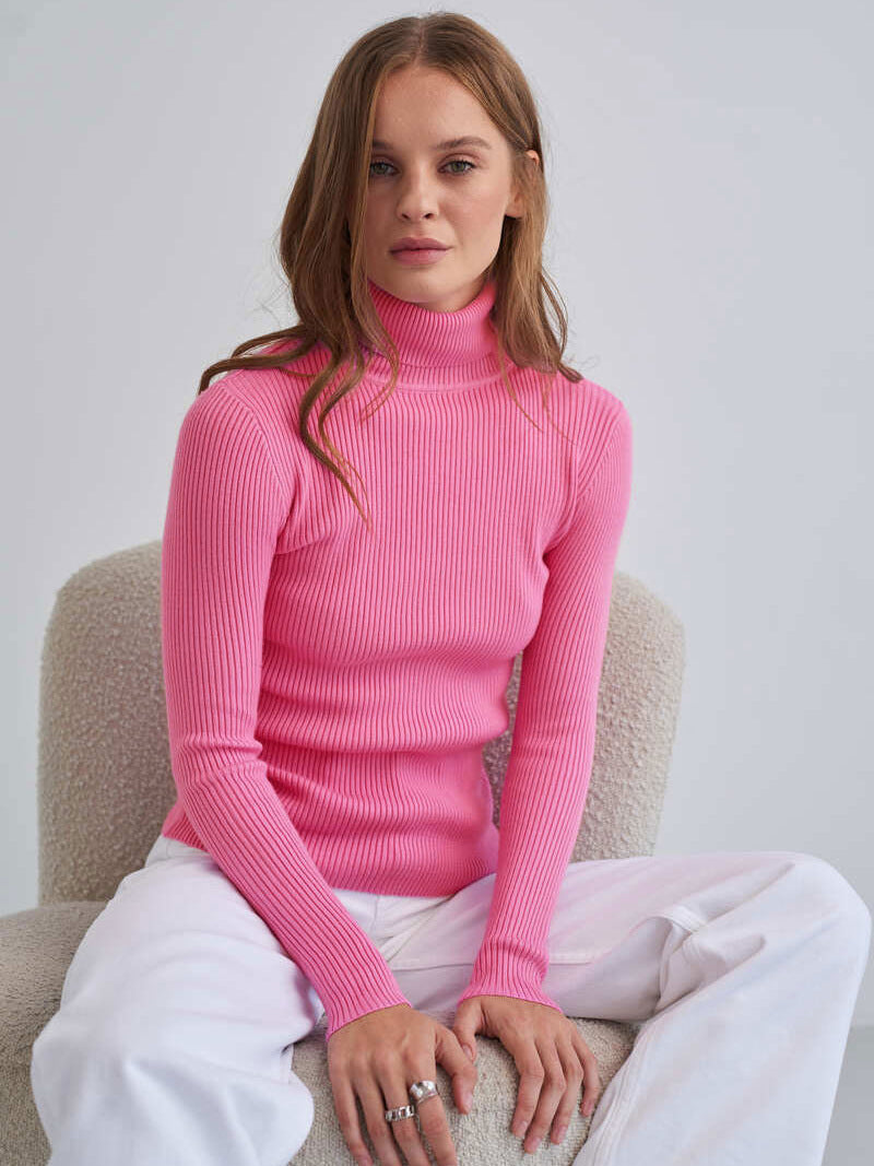 Women's Turtleneck Bottoming Shirt Autumn Pullover Knitwear