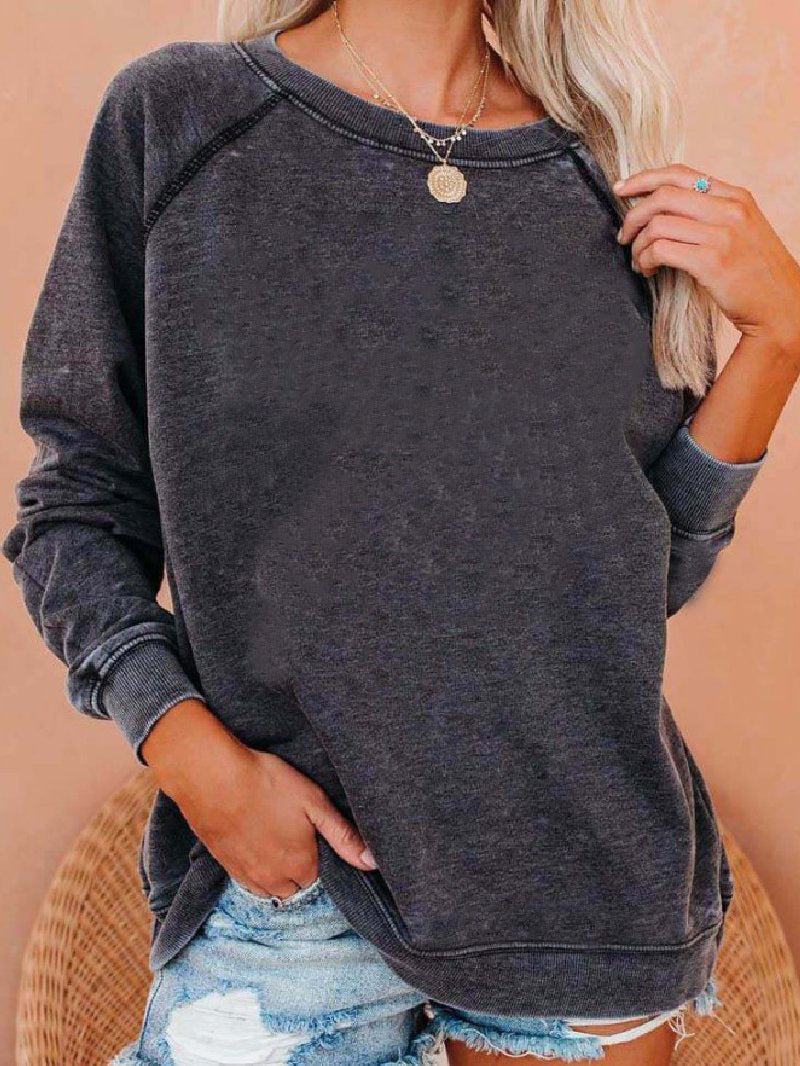 Versatile Durable Charming Long Sleeve Raglan Sweaters