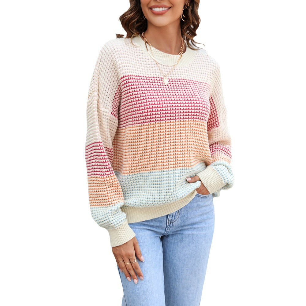 Autumn Casual Loose Crew Neck Two Sweaters
