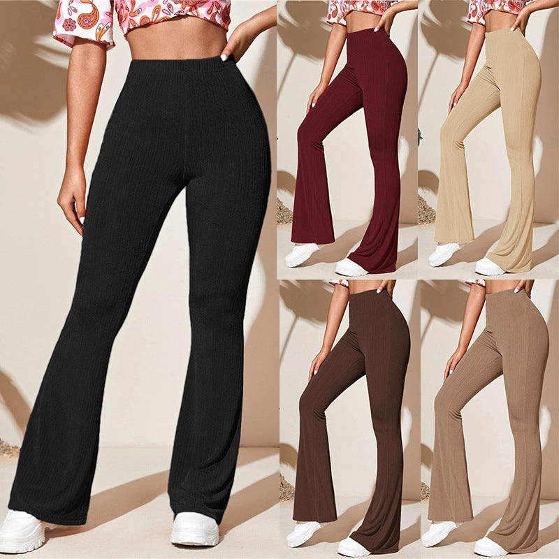 Women's Horn High Waist Yoga Summer Casual Pants