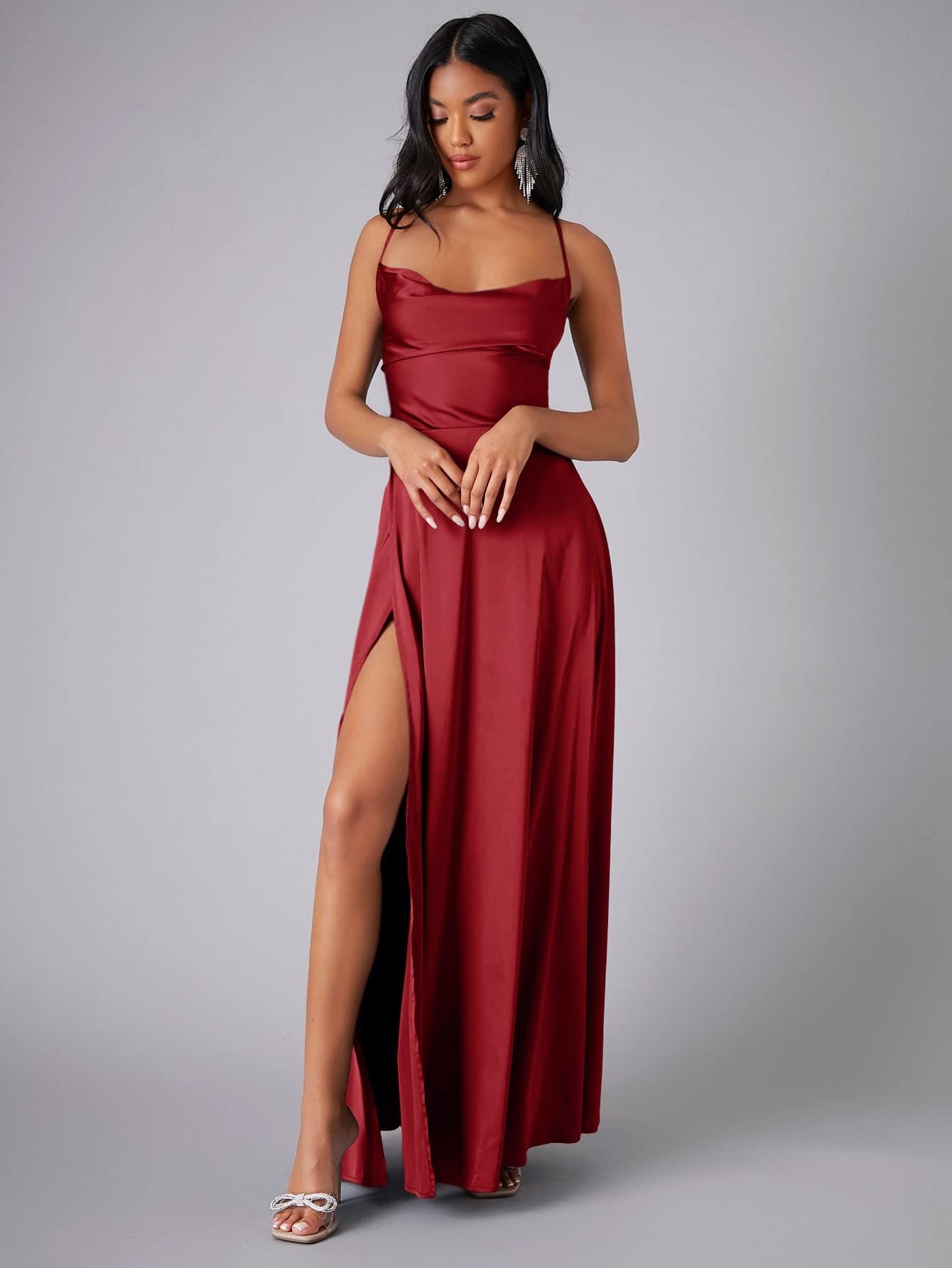 Women's Sexy Slimming Slim Fit Backless Sling Dresses