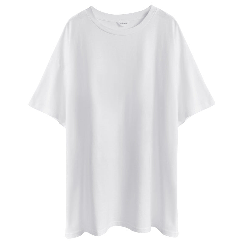 Women's All Cotton T-shirt Summer Loose Korean Blouses