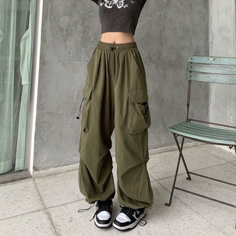 Women's American Retro Casual Summer Straight Draping Pants