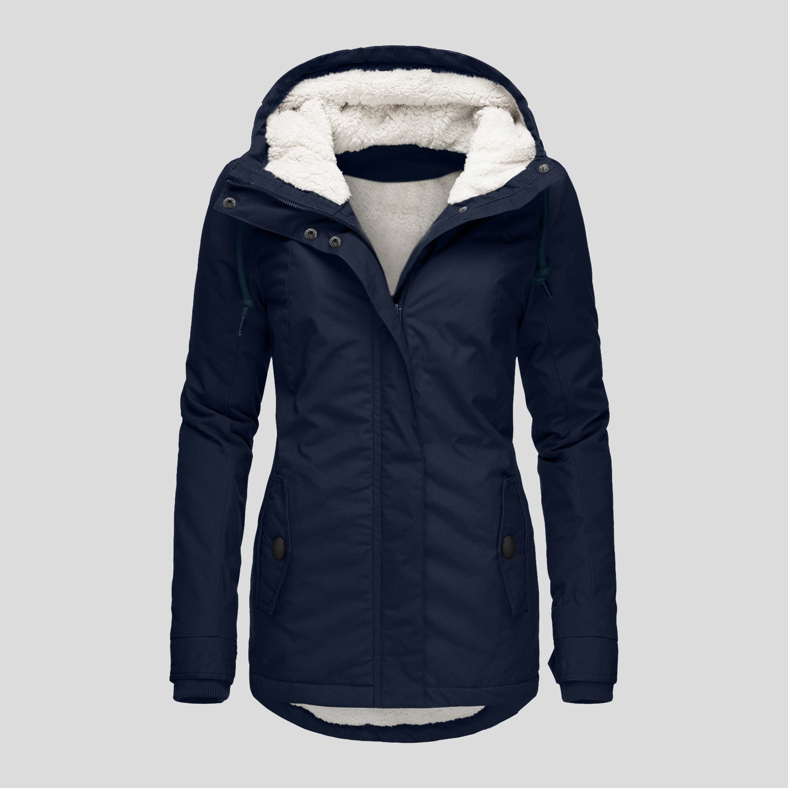 Women's Source Winter Cotton Style Overcome Fleece-lined Coats