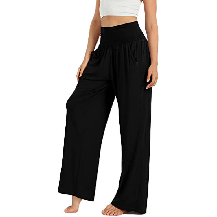 High Waist Wide Leg Loose Casual Pants