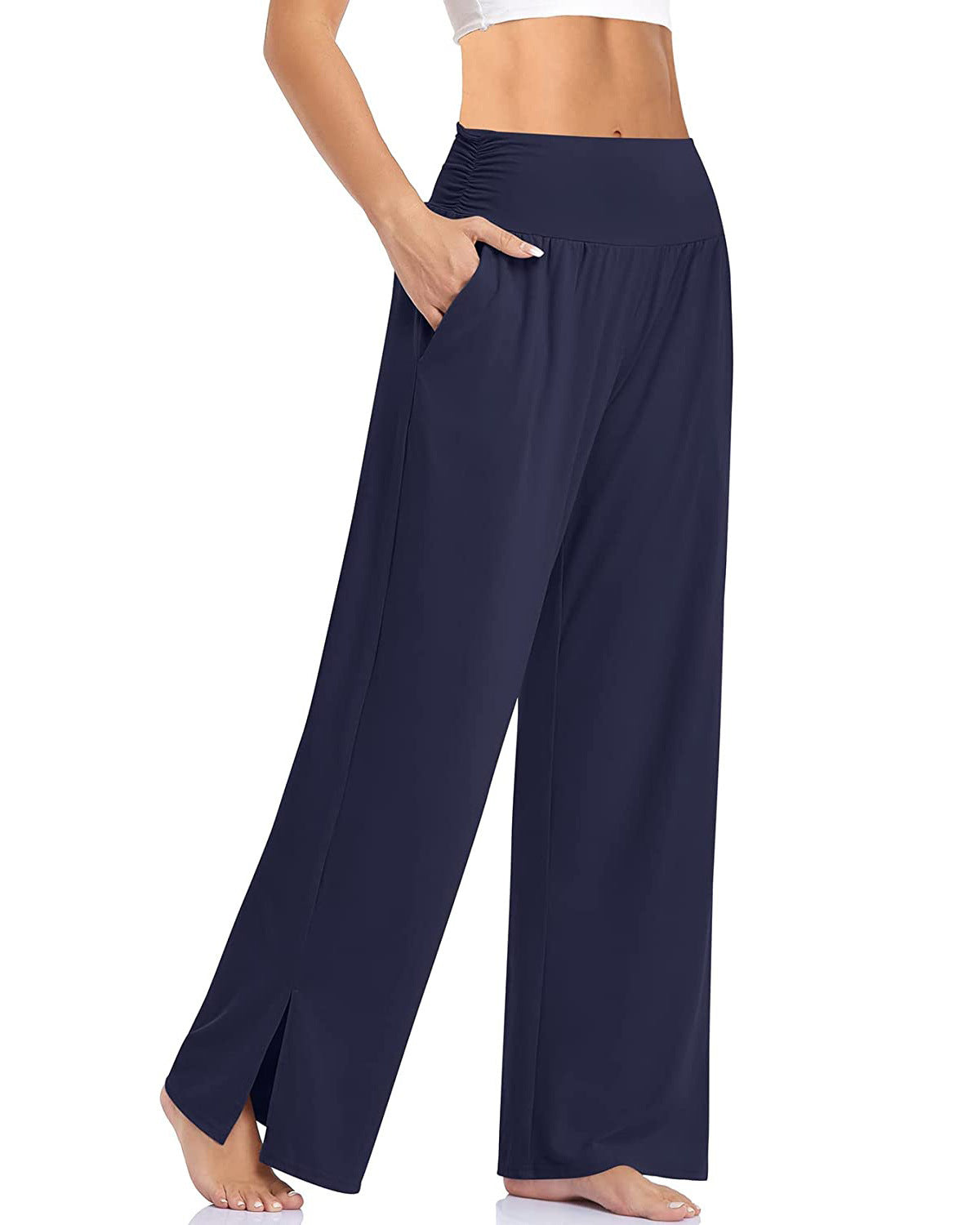 Women's Leg Leisure Loose Yoga Sports Home Comfortable Pajama Pants