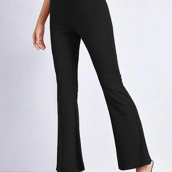 Slim Fit Stretch Flared Casual Sports Pants