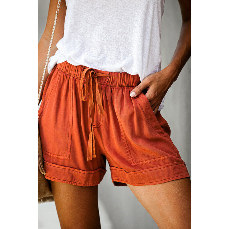 Women's Casual Wide Leg Loose Summer High Shorts