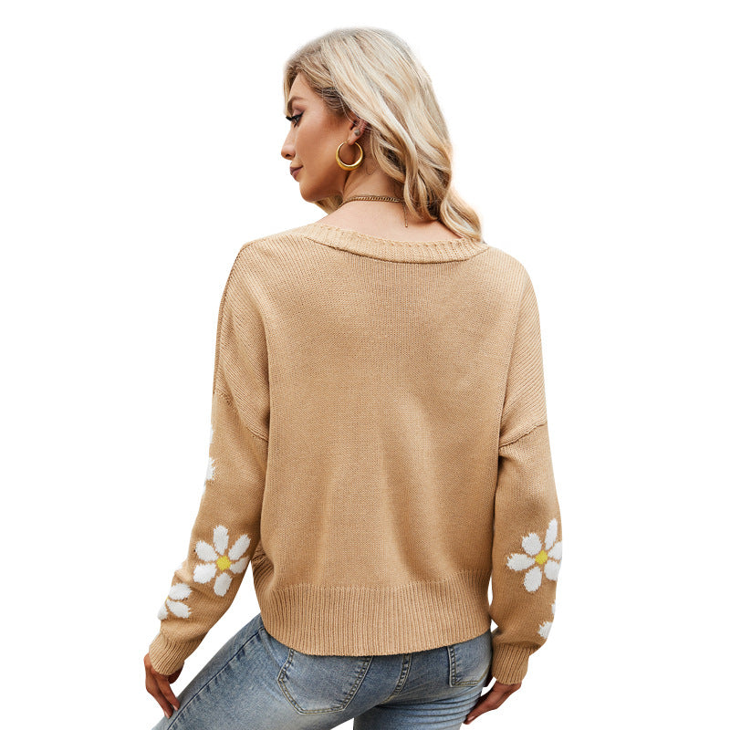Attractive Glamorous Elegant Women's Knitted Loose Sweaters