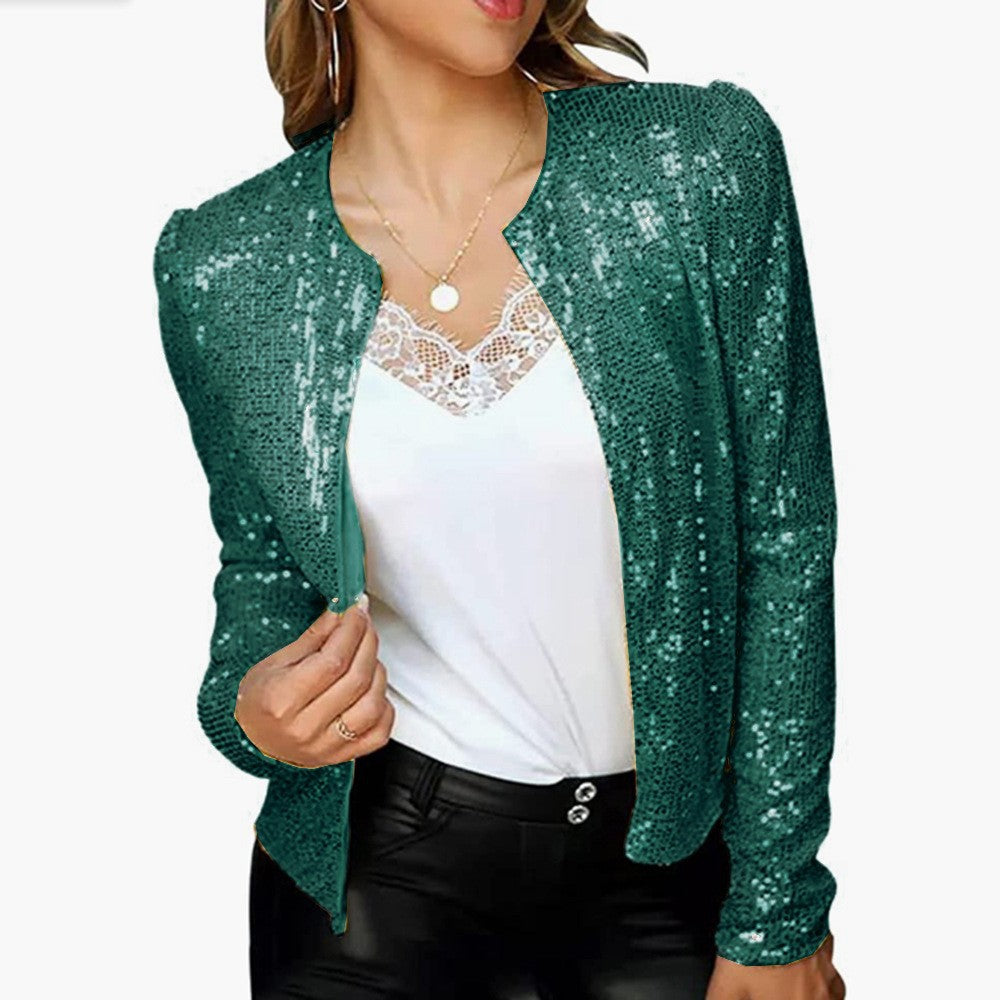 Women's Pretty Spring Fashion Sequined Casual Clothing