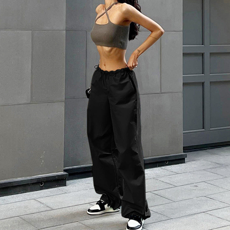 Women's Street Fashion Trends Simple Loose Trousers Pants