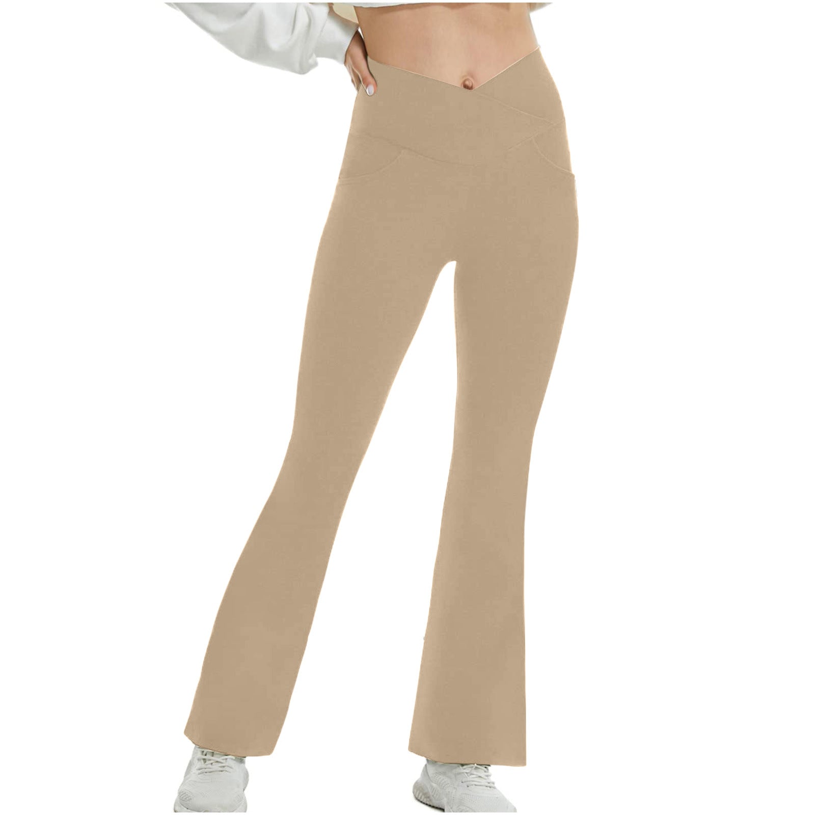 Women's Solid Color High Waist Slim Fit Leggings