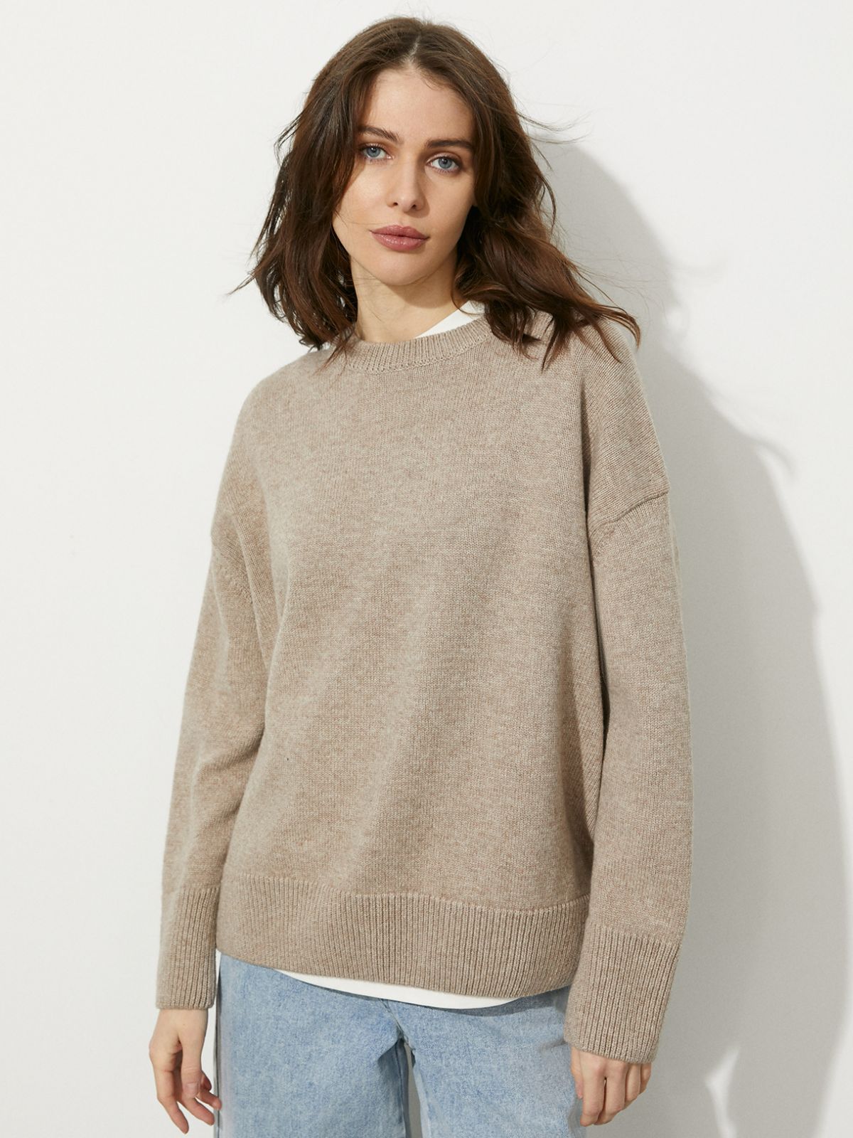 Women's Russian Round Neck Pullover Loose For Sweaters