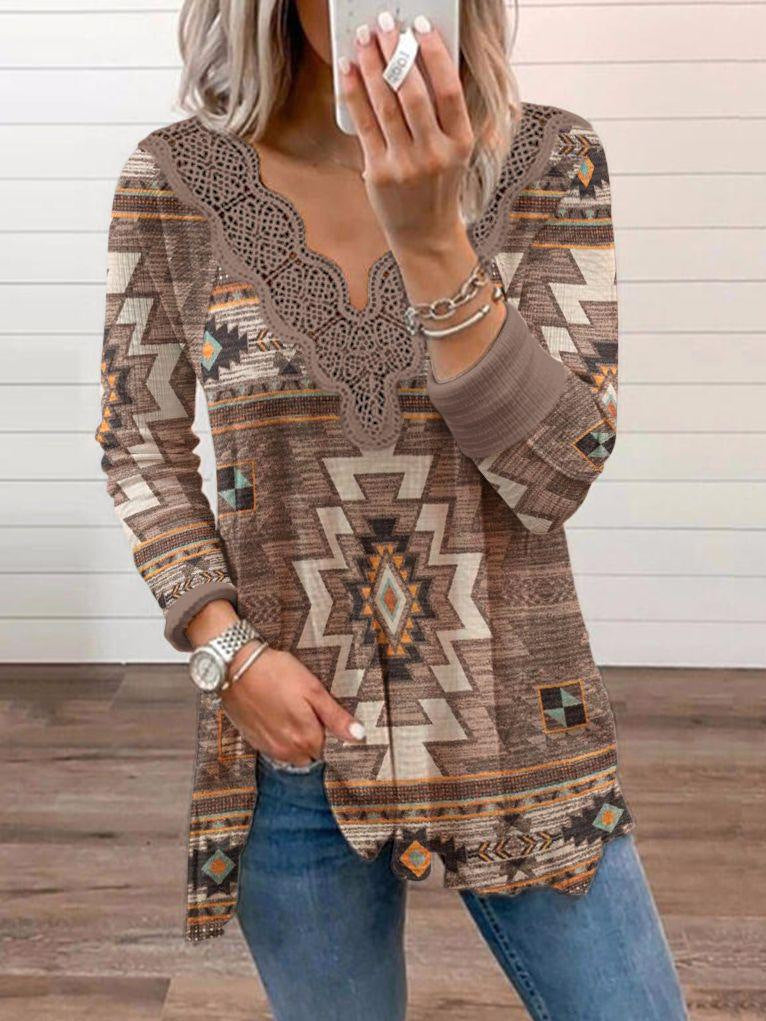 Women's New Printed Fashion Casual Wear Blouses
