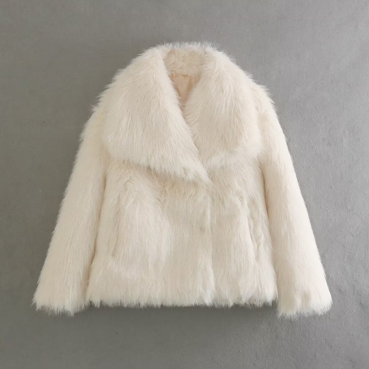 Women's Artificial Fur Light Fashion Small Slimming Coats