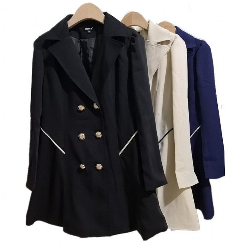 Classy Versatile Women's Slim-fit Mid-length Commuter Coats