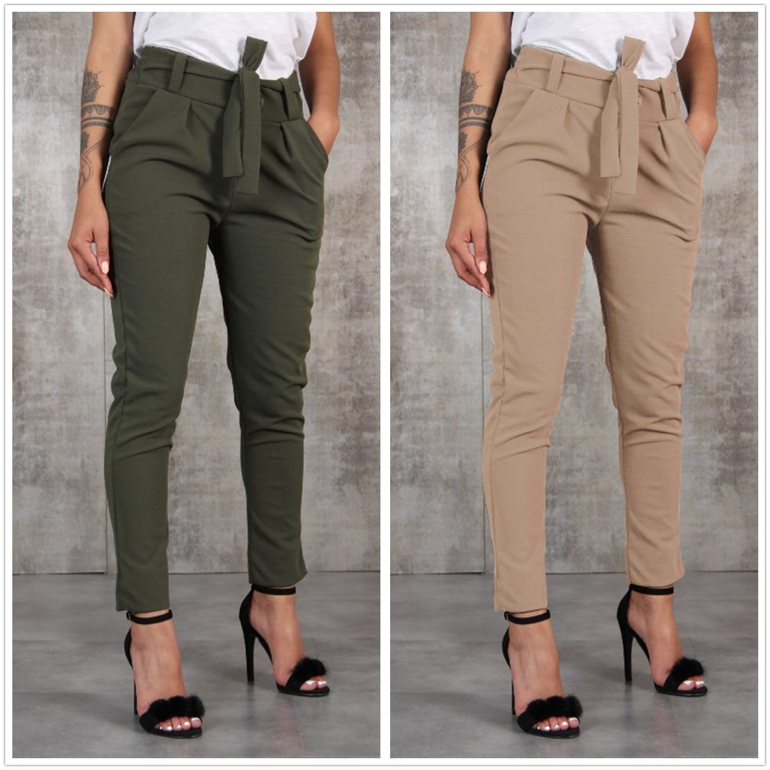 Trendy Temperament Commute Popular Slouchy Fashion Casual Pants