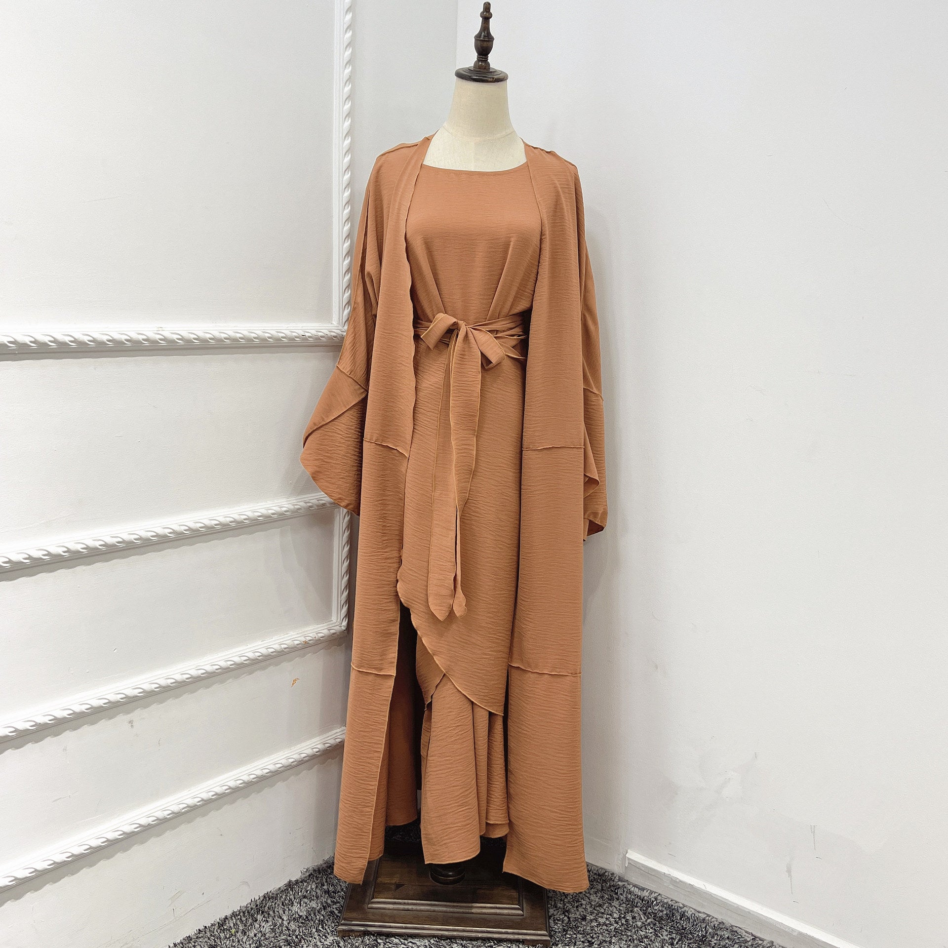 Inner Cotton Blend Wear Dress Skirt Three-piece Suit