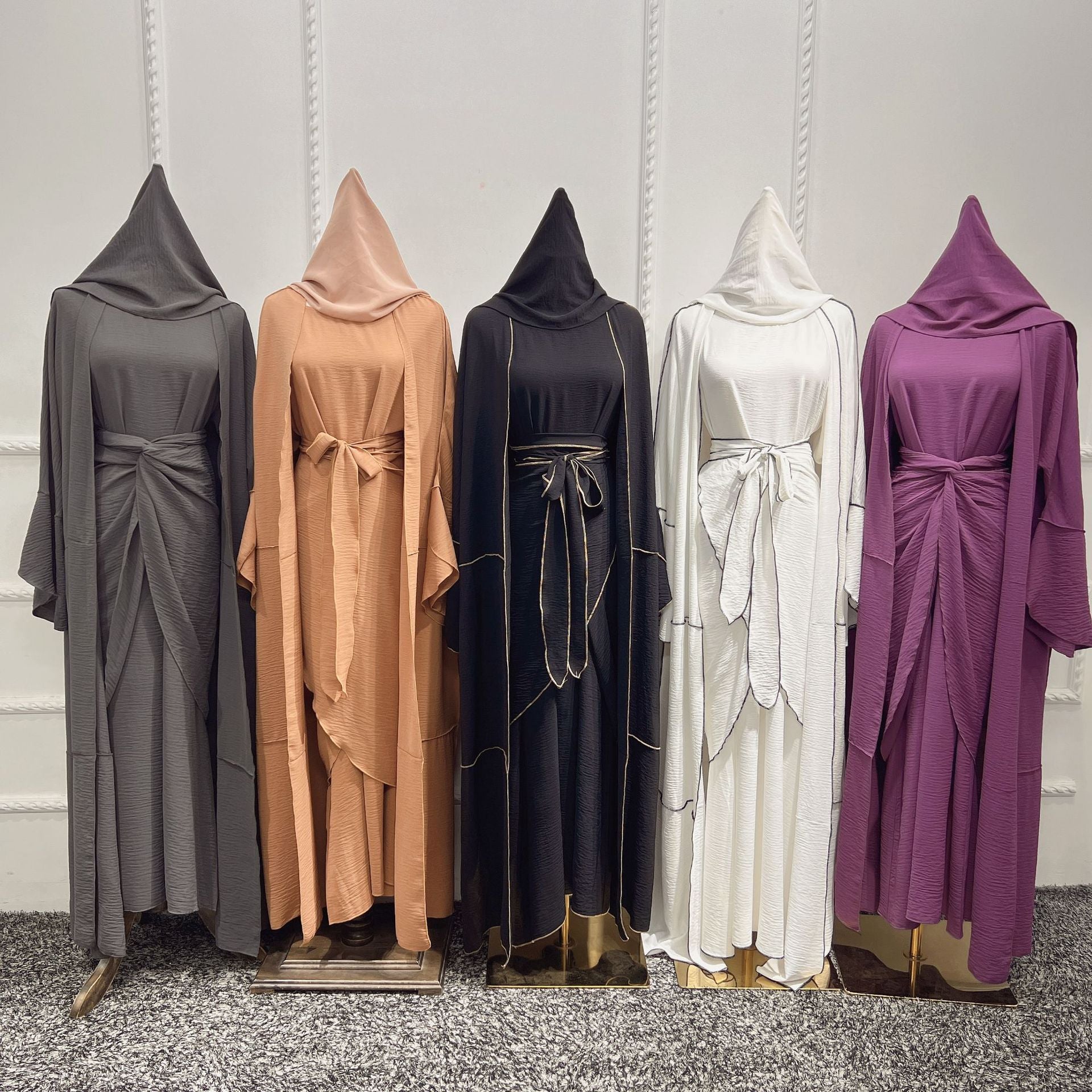 Inner Cotton Blend Wear Dress Skirt Three-piece Suit