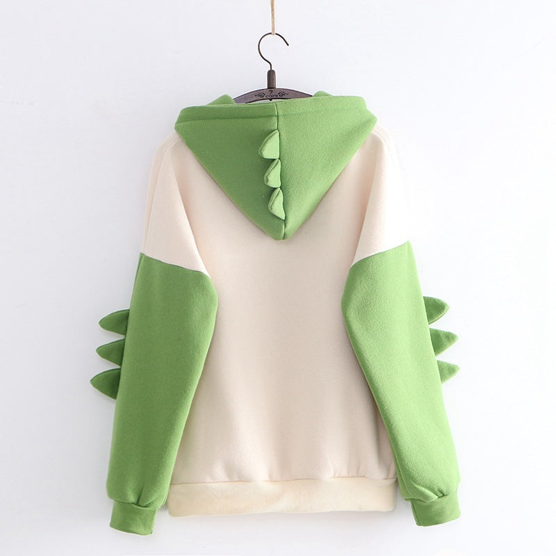Printing Printed Dinosaur Color Women's Winter Sweater