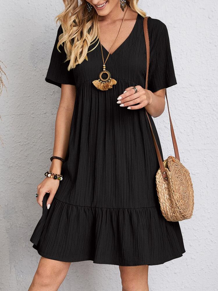 Women's Popular Summer Loose Others Casual Short Sleeve Waist Dress