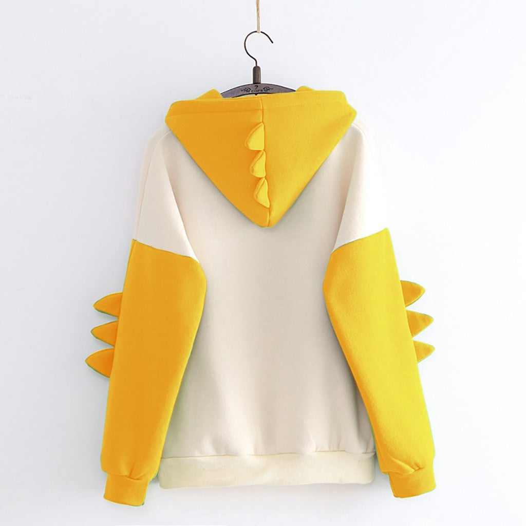 Printing Printed Dinosaur Color Women's Winter Sweater